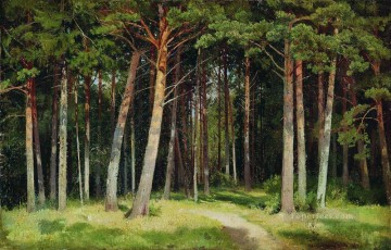 松林 1885 古典的な風景 イワン・イワノビッチ Oil Paintings